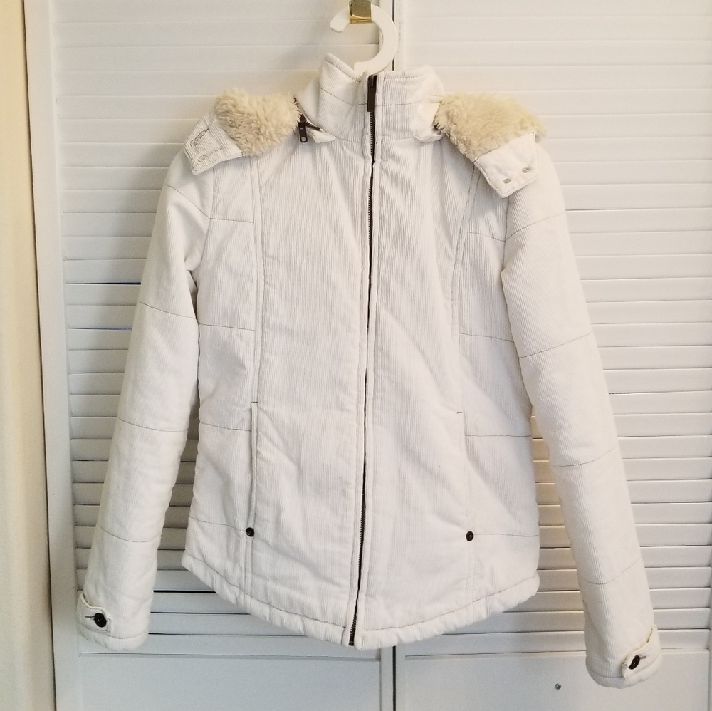 ❄️ Sale LEI corduroy Hoodie with faux fur